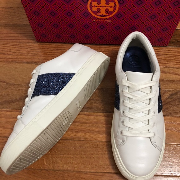 Tory Burch Carter Glitter Sneakers - Picture 7 of 8